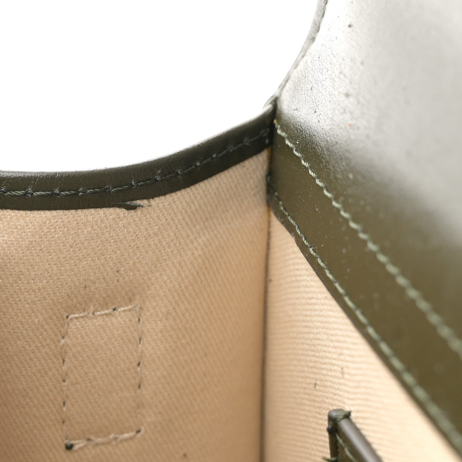 Smooth Calfskin Le Grand Bambino Dark Khaki