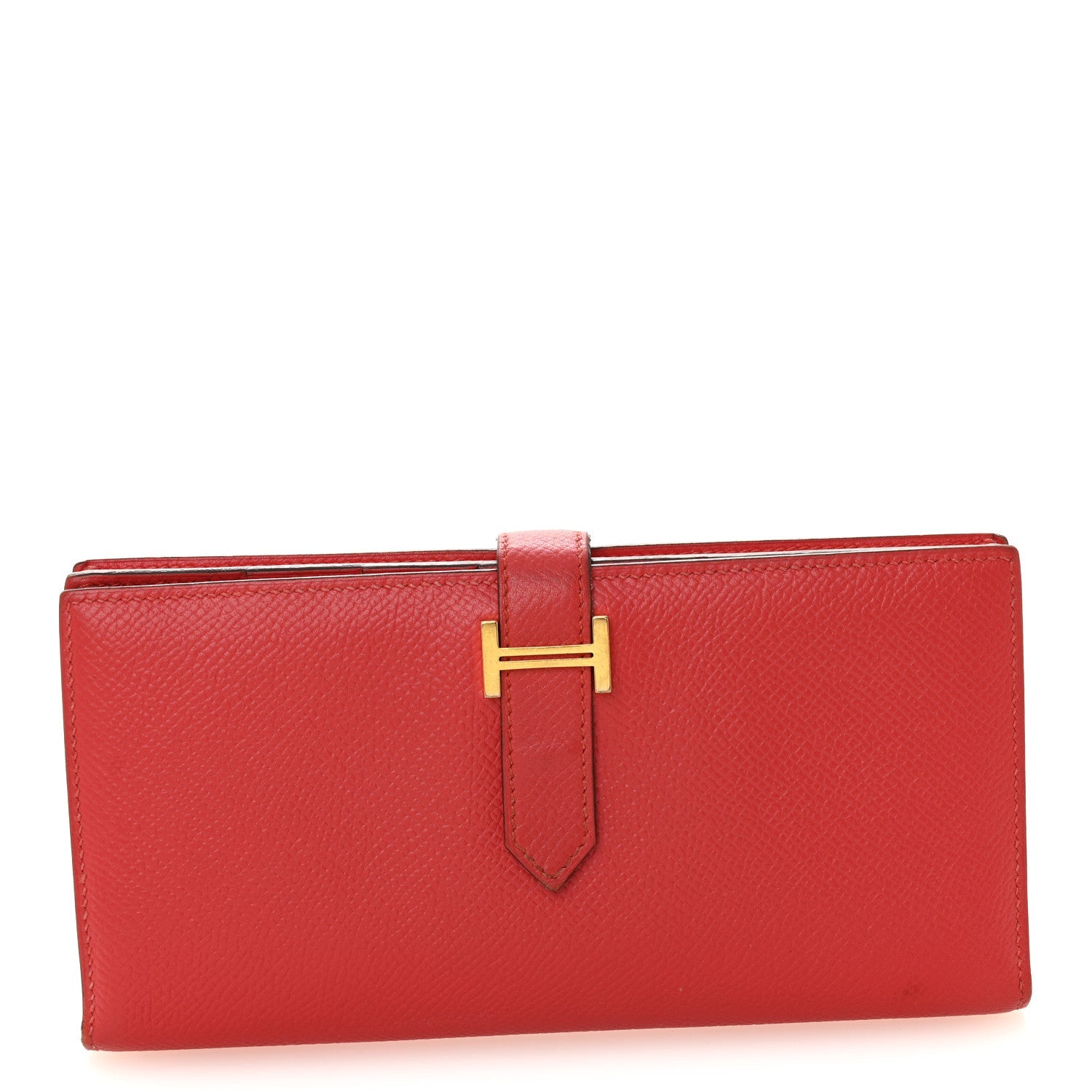 Epsom Bearn Gusset Wallet Rouge Tomate