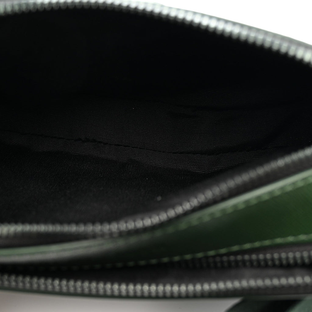 Saffiano Small Snapshot Camera Bag Olive Green
