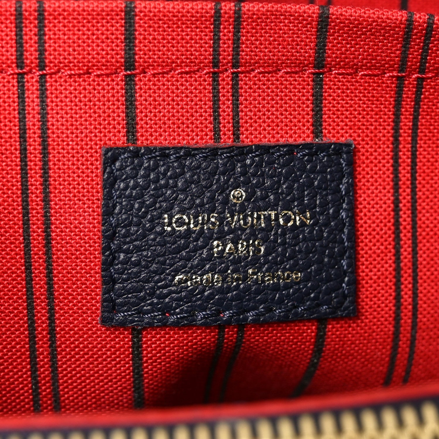 Empreinte Montaigne MM Marine Rouge