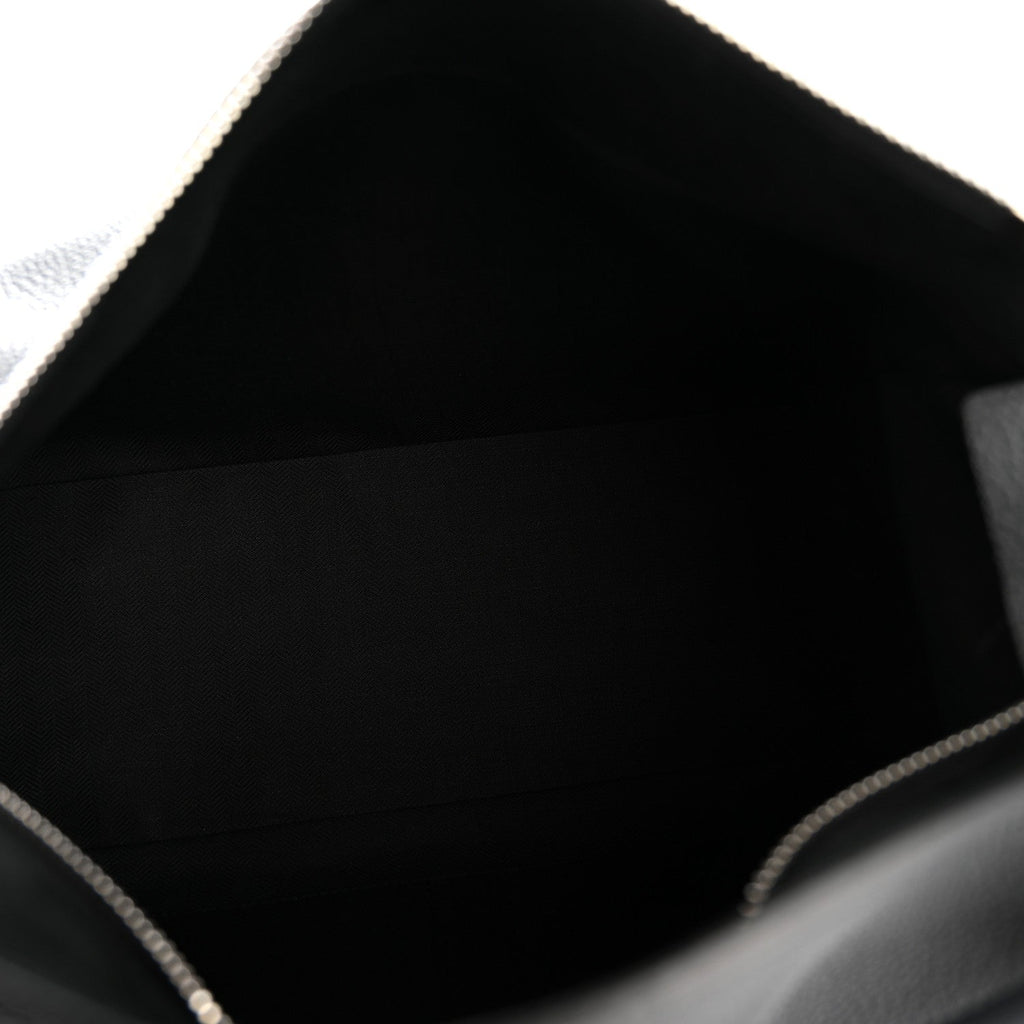 Grained Calfskin Large Puzzle Edge Bag Anthracite