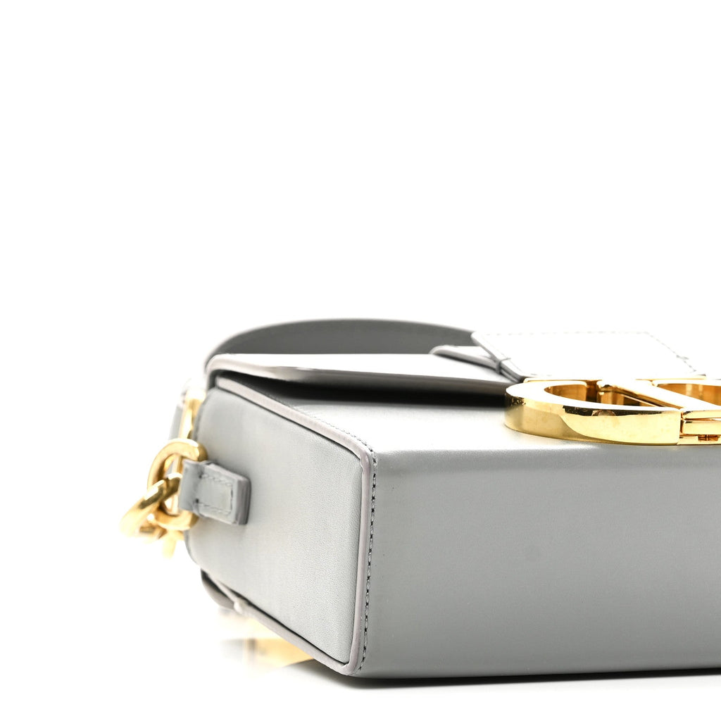 Box Calfskin 30 Montaigne Box Bag Gray