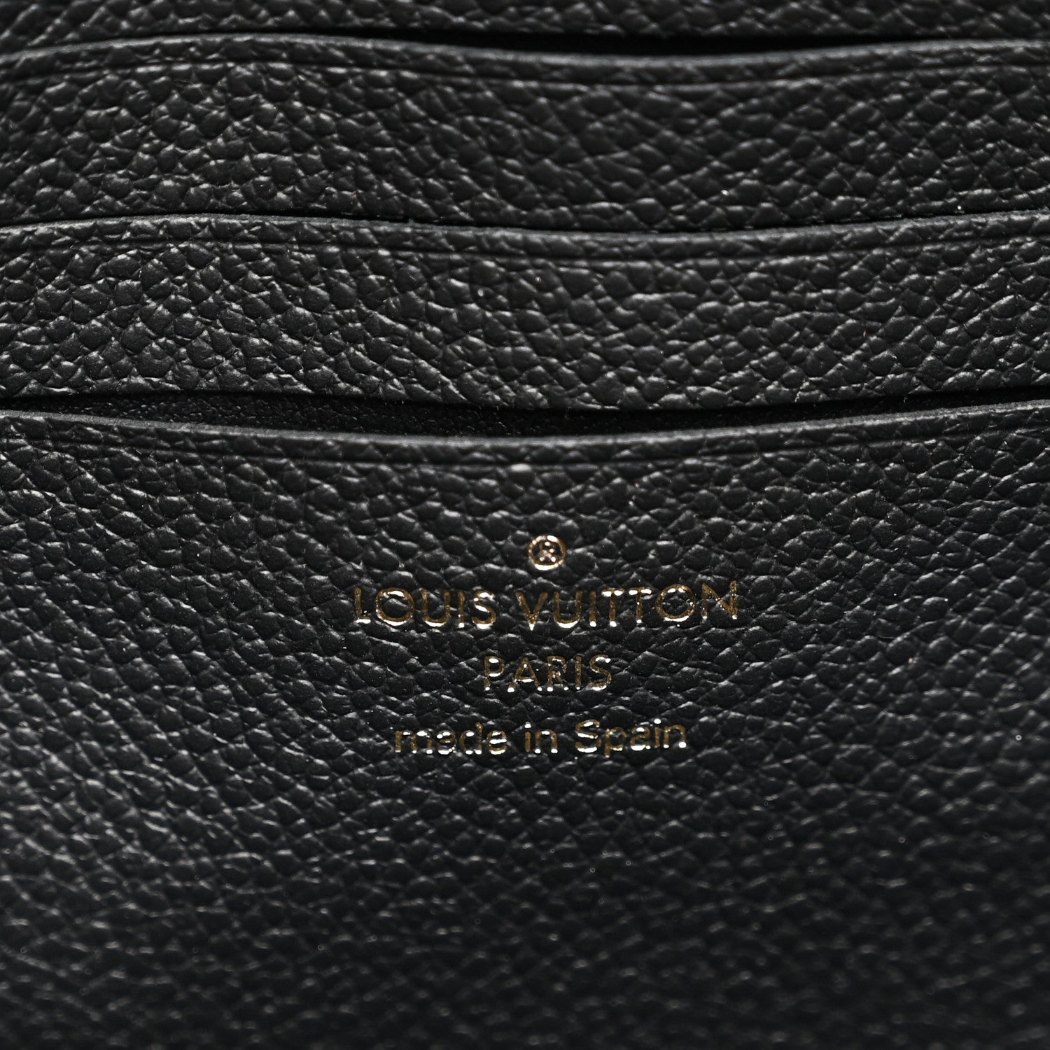Empreinte Monogram Giant Ivy Wallet On Chain Black