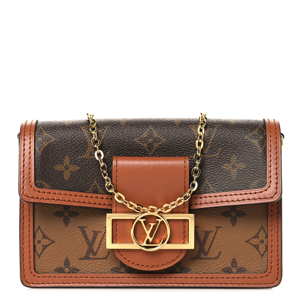 Reverse Monogram Dauphine Chain Wallet