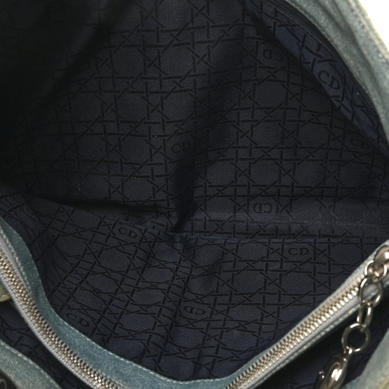 Denim Cannage Lady Dior Light Blue