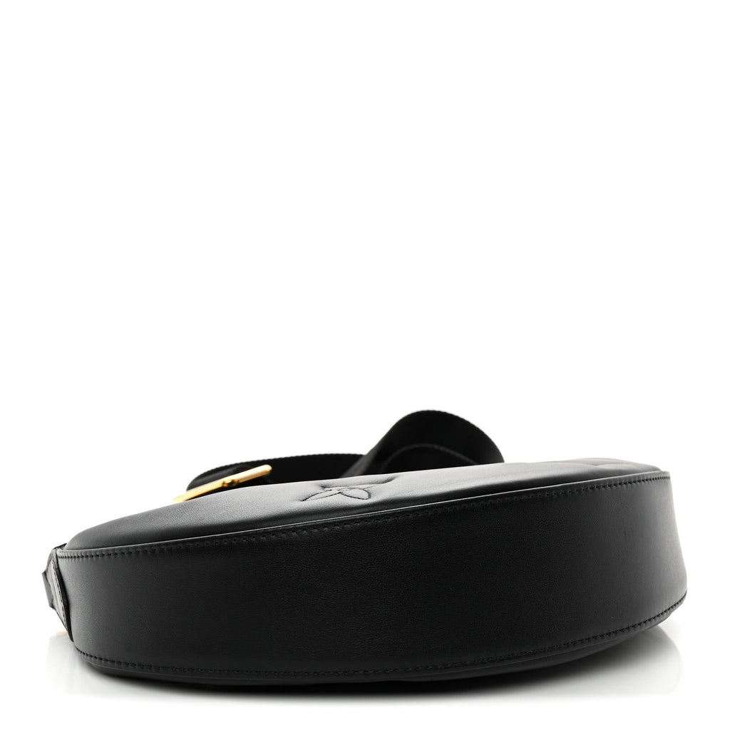 Calfskin Bubblegram Over The Moon Black