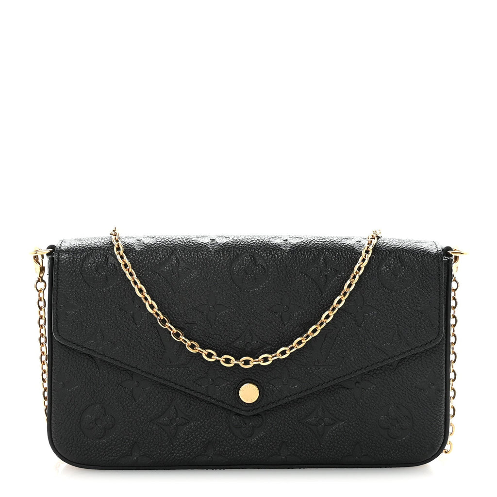 Empreinte Pochette Felicie Chain Wallet Black