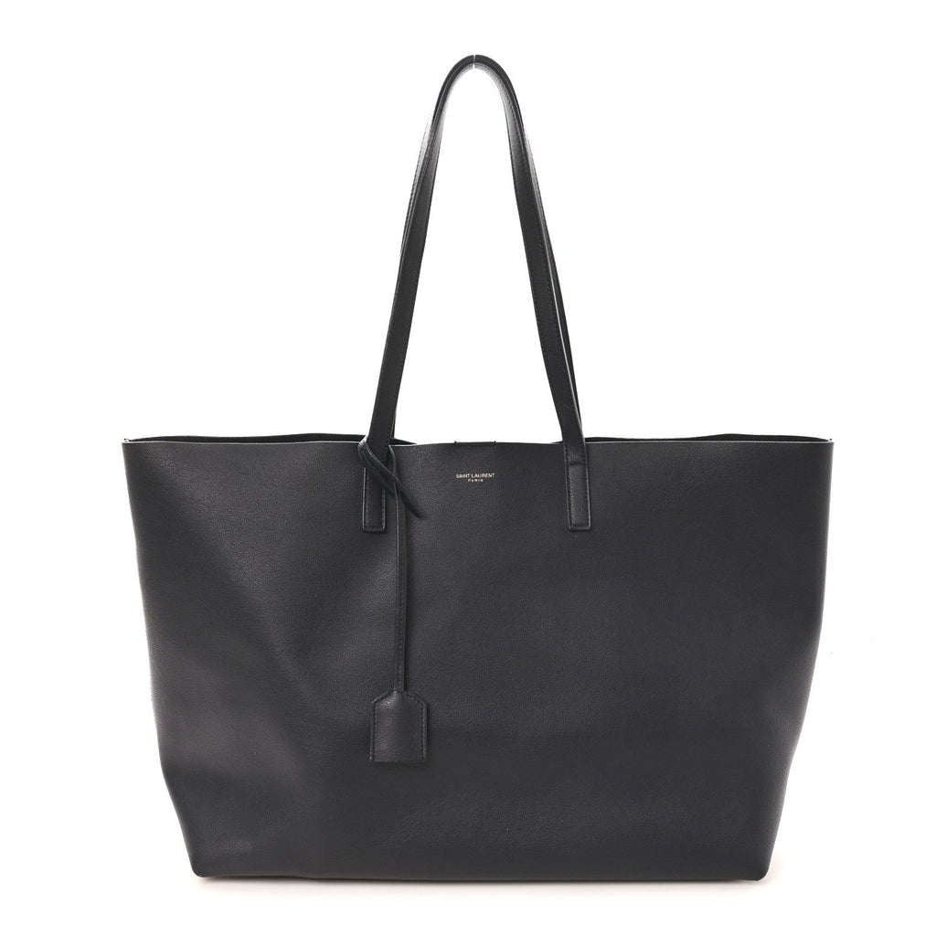 Calfskin Large Shopping Tote Navy