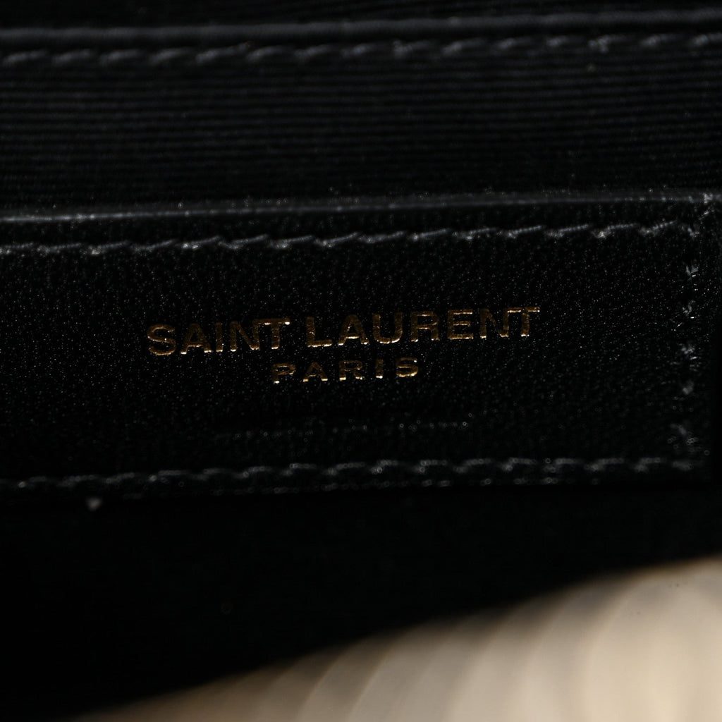 Calfskin Matelasse Monogram Lou Camera Bag Black