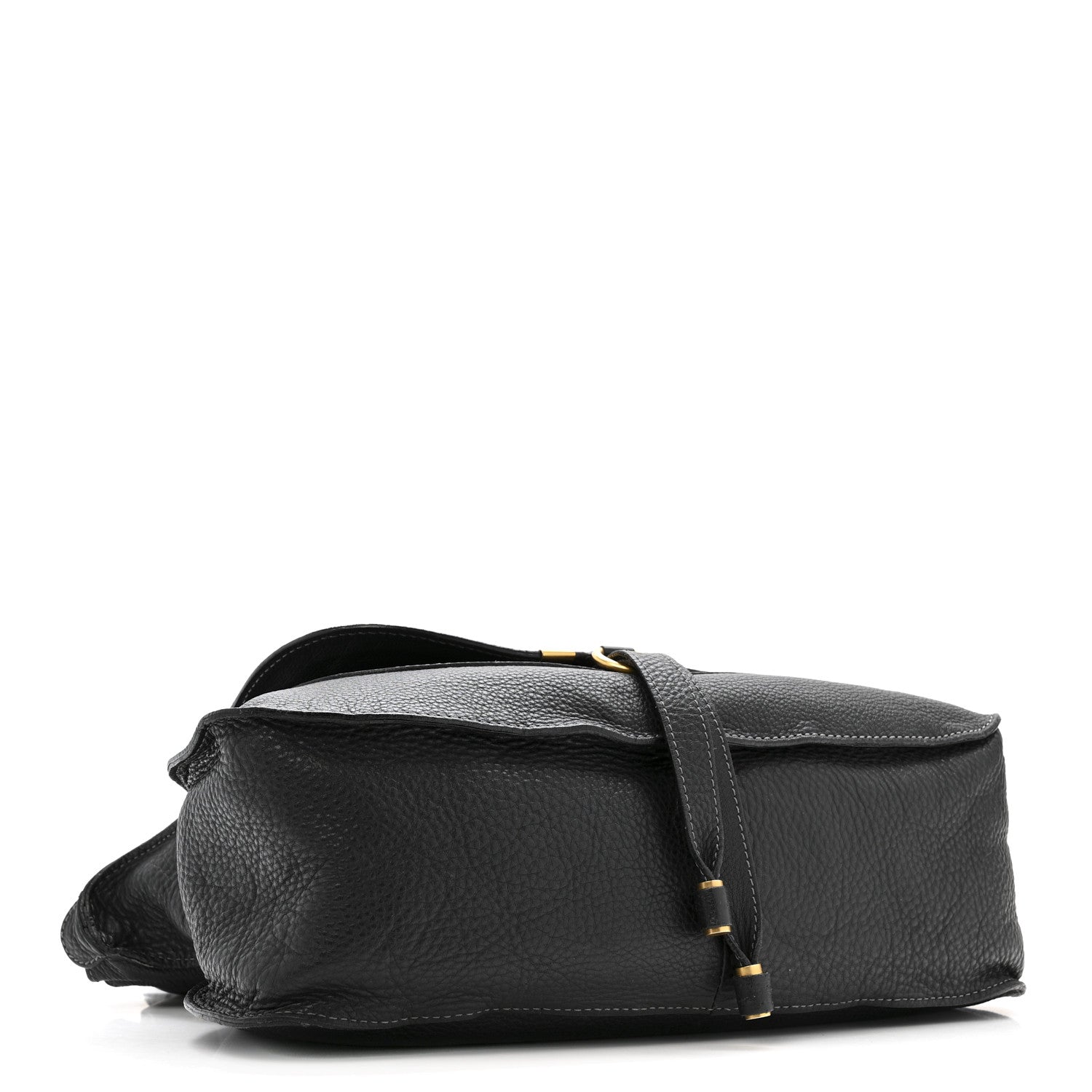 Calfskin Medium Marcie Satchel Black