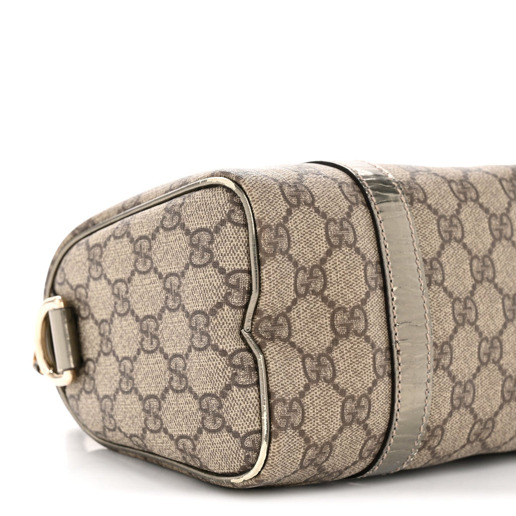 GG Plus Monogram Small Joy Boston Metallic