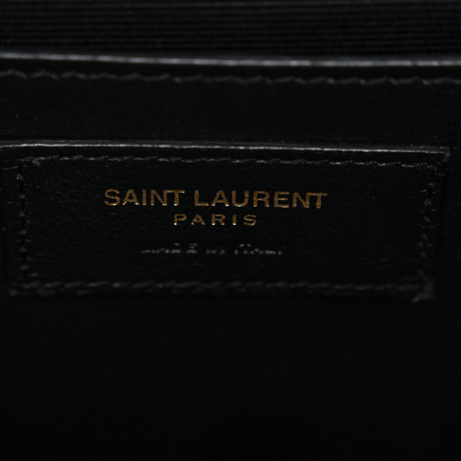 Grain De Poudre Medium Classic Monogram Kate Satchel Black