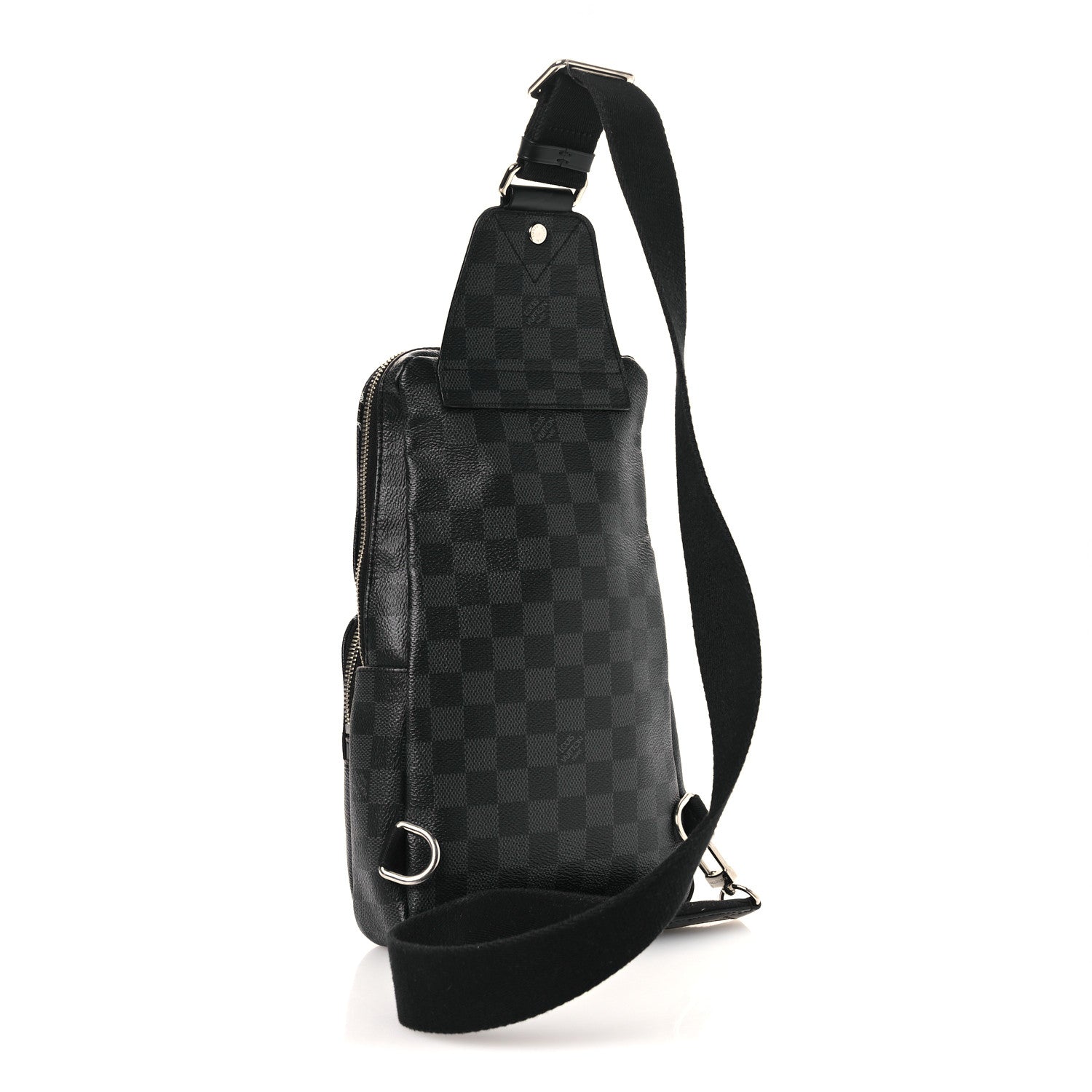 Damier Graphite World Map Avenue Sling Backpack
