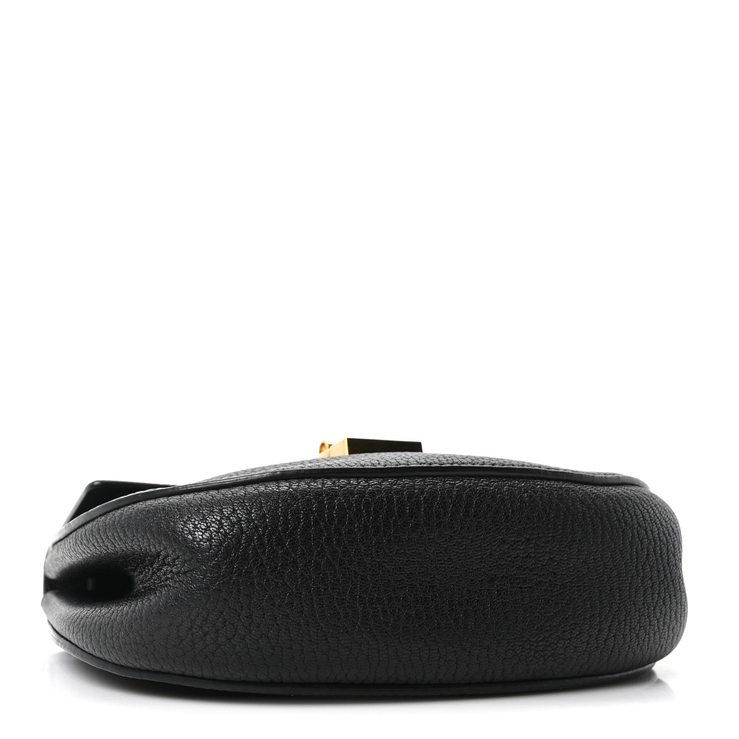 Grained Lambskin Mini Drew Shoulder Bag Black