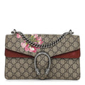 GG Supreme Monogram Blooms Small Dionysus Shoulder Bag Beige Multicolor Dry Rose