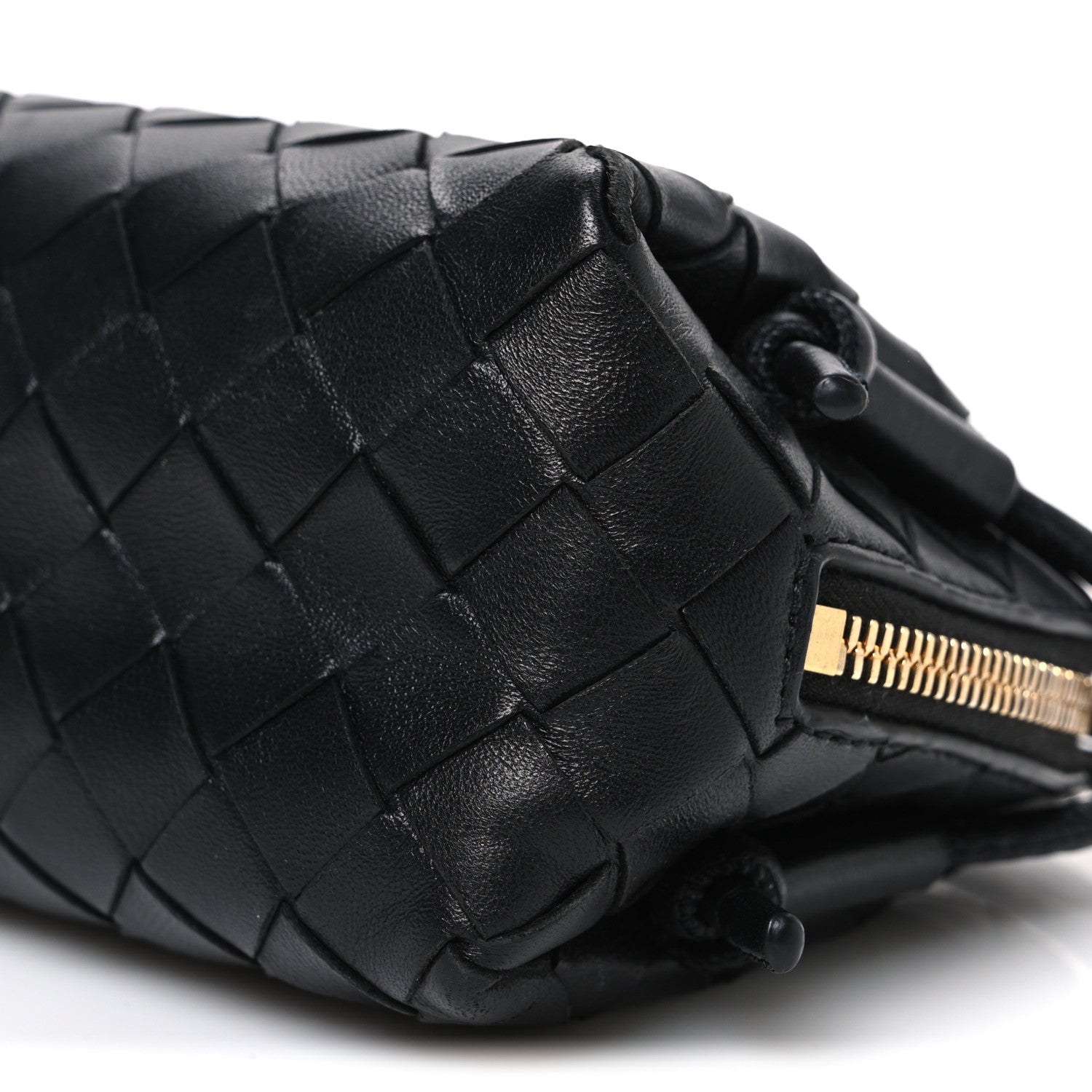 Nappa Intrecciato Concert Pouch Black