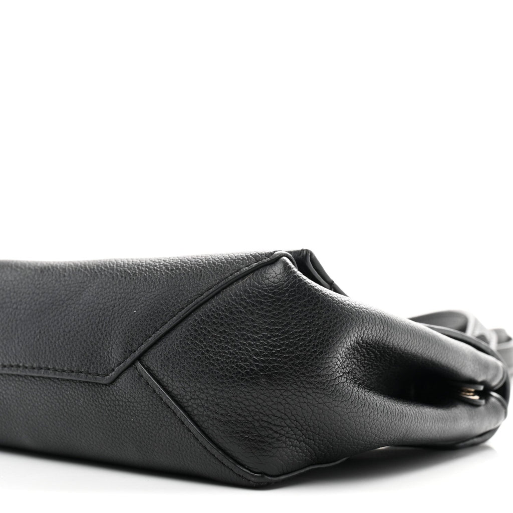 Calfskin Lockme II Chain Bag BB Black