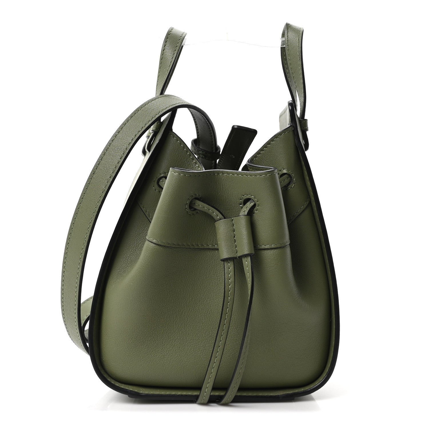 Calfskin Mini Hammock Shoulder Bag Avocado