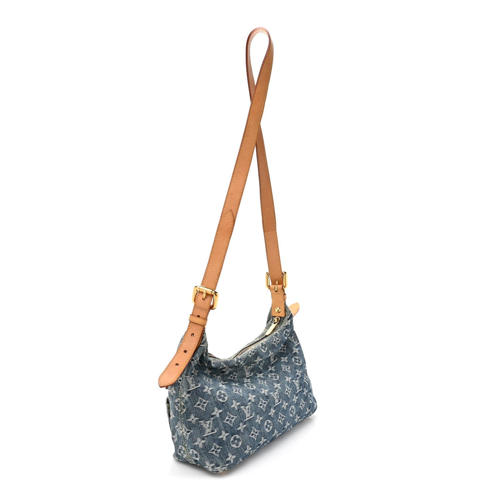 Monogram Denim Baggy PM Blue