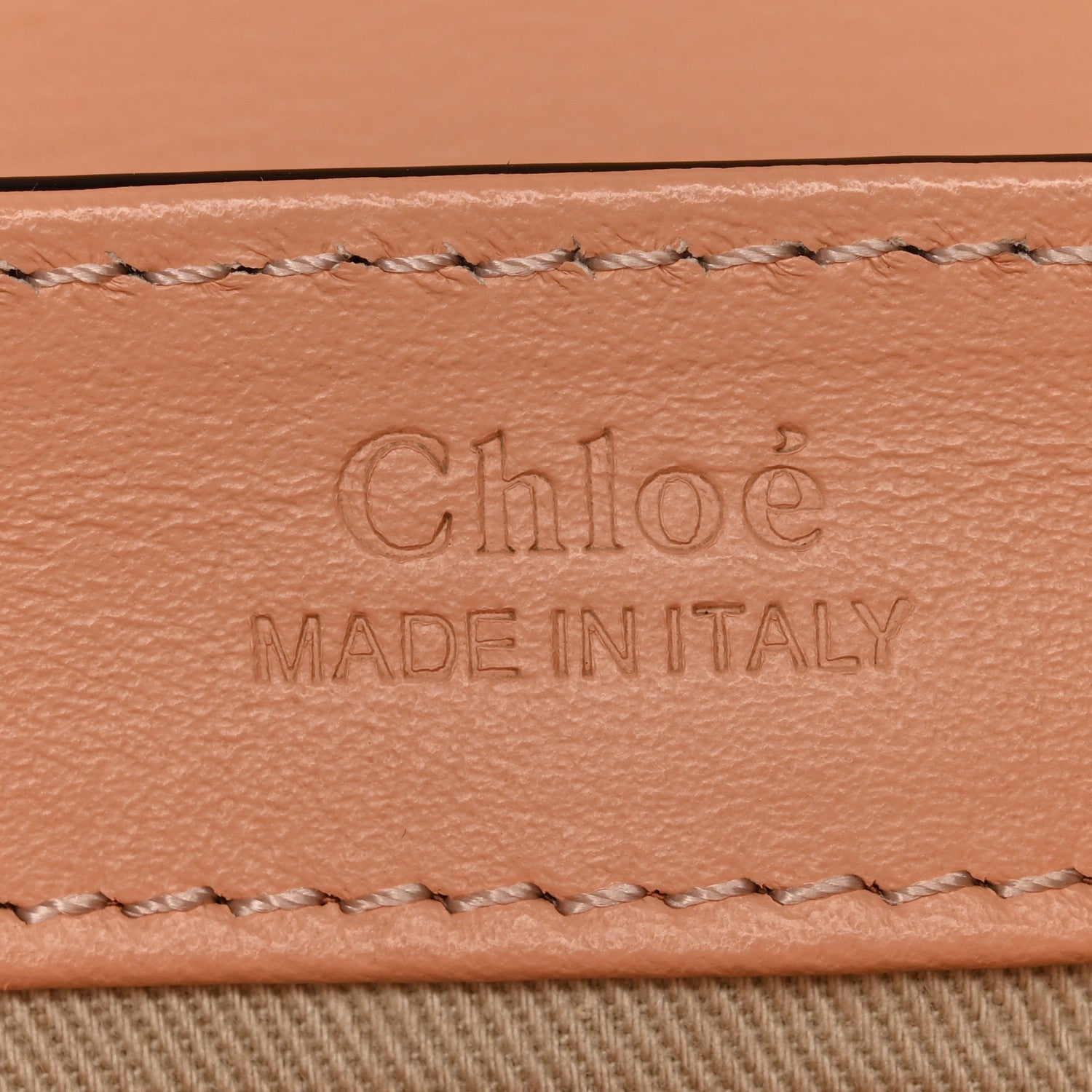 Calfskin Crocodile Embossed Mini C Double Carry Milky Orange