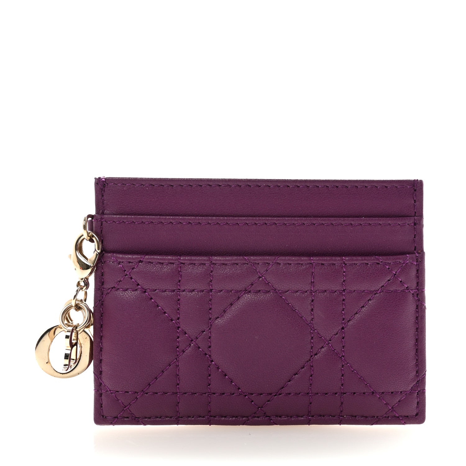 Lambskin Cannage Lady Dior  Holder More