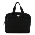 Saffiano Tessuto Nylon Small Briefcase Black