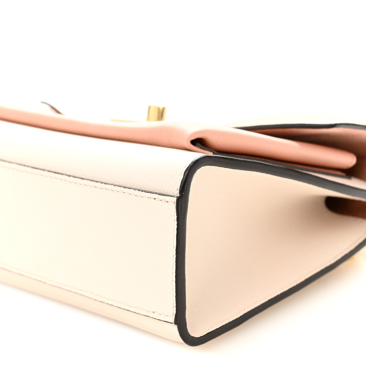 Soft Calfskin Mylockme Chain Bag BB Rose Trianon Quartz