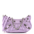 Agneau Arena Le Cagole Mini Purse With Chain Lilac