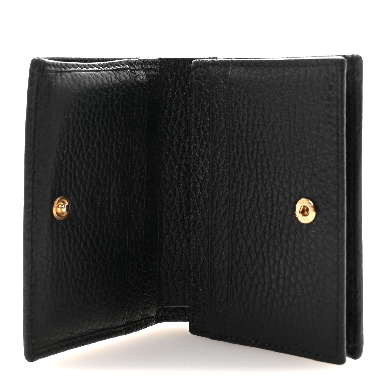 Pebbled Calfskin GG Marmont  Case Black