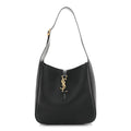Smooth Calfskin Small Le 5 A 7 Soft Hobo Black