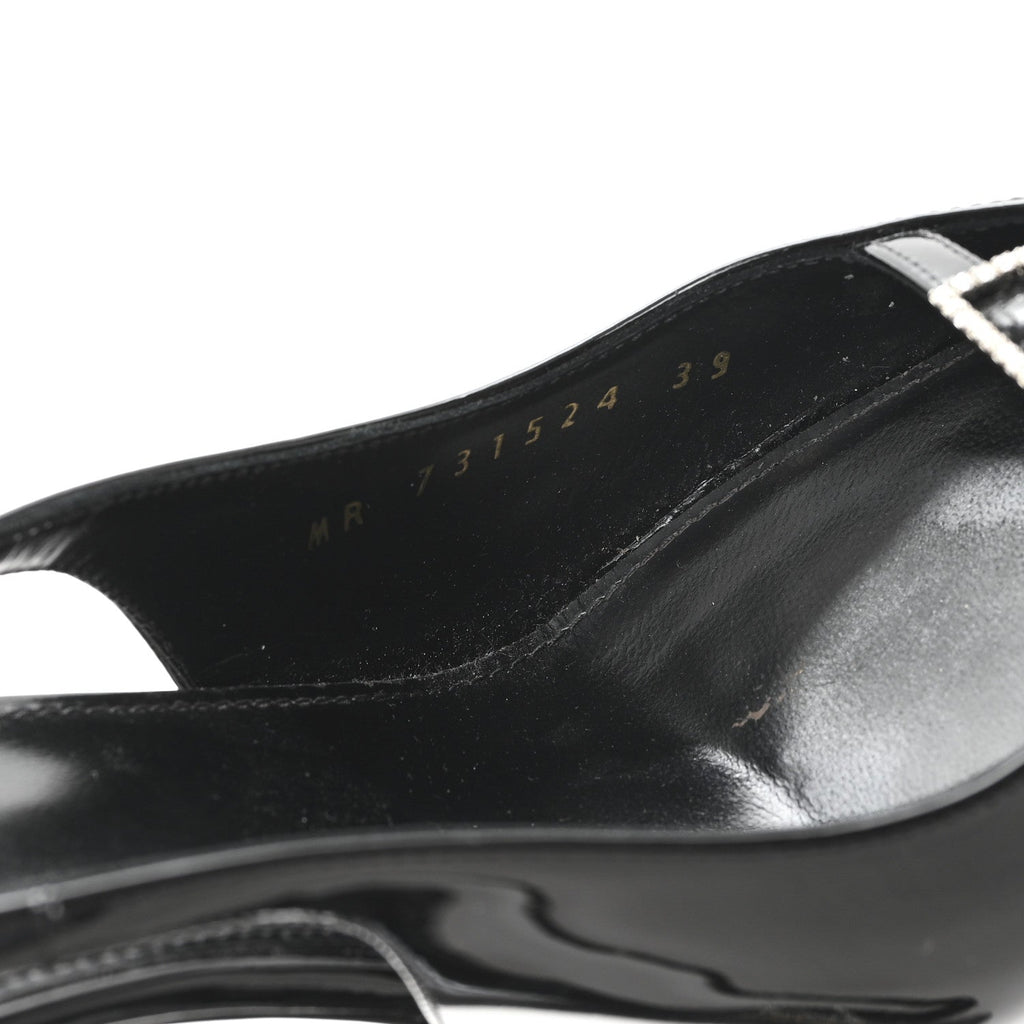 Vernice 100 Slingback Luna Pumps 39 Black