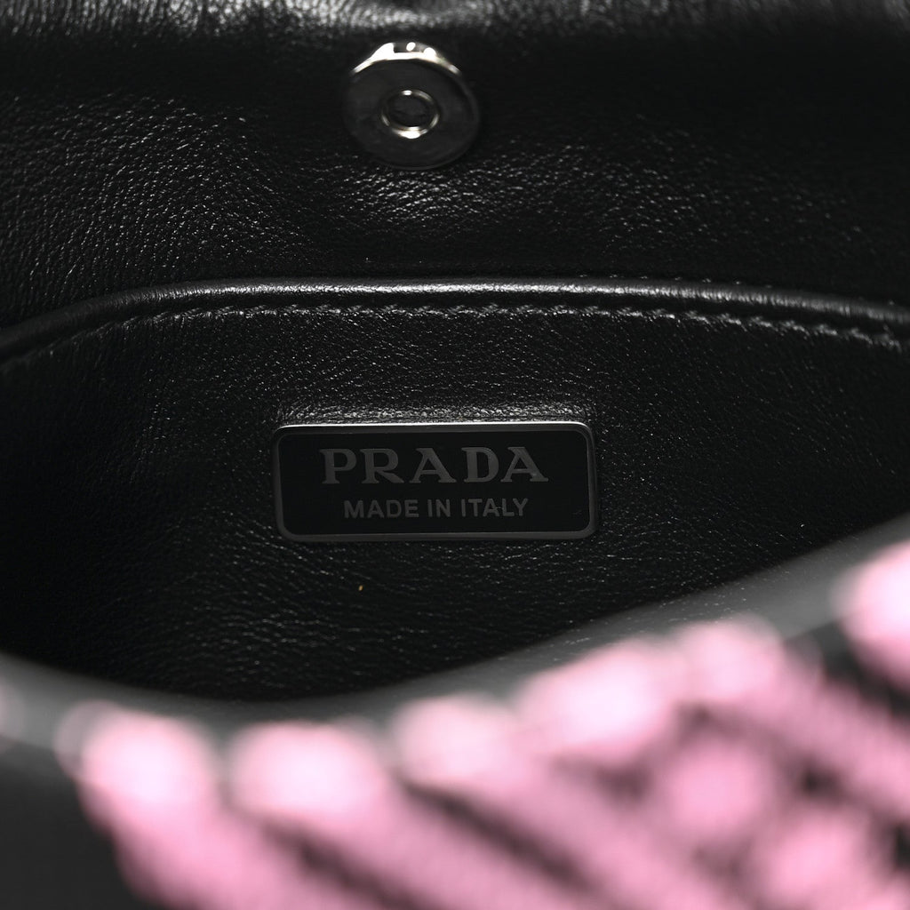 Maglia Jacquard Cleo Shoulder Bag Black Rosa