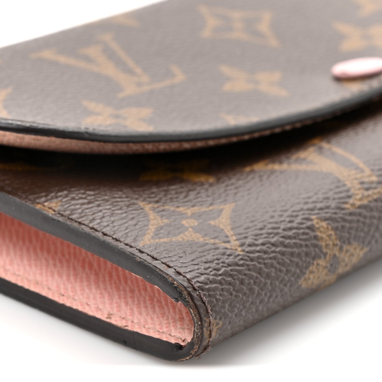 Monogram Emilie Wallet Rose Ballerine