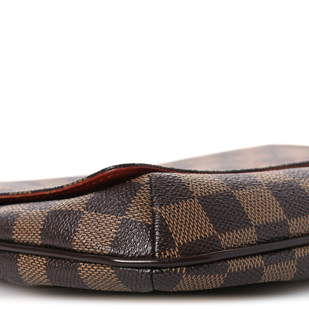 Damier Ebene Musette Tango Long Strap