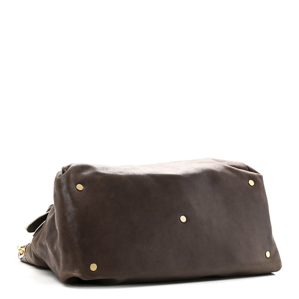 Calfskin Tulita Brown Gold