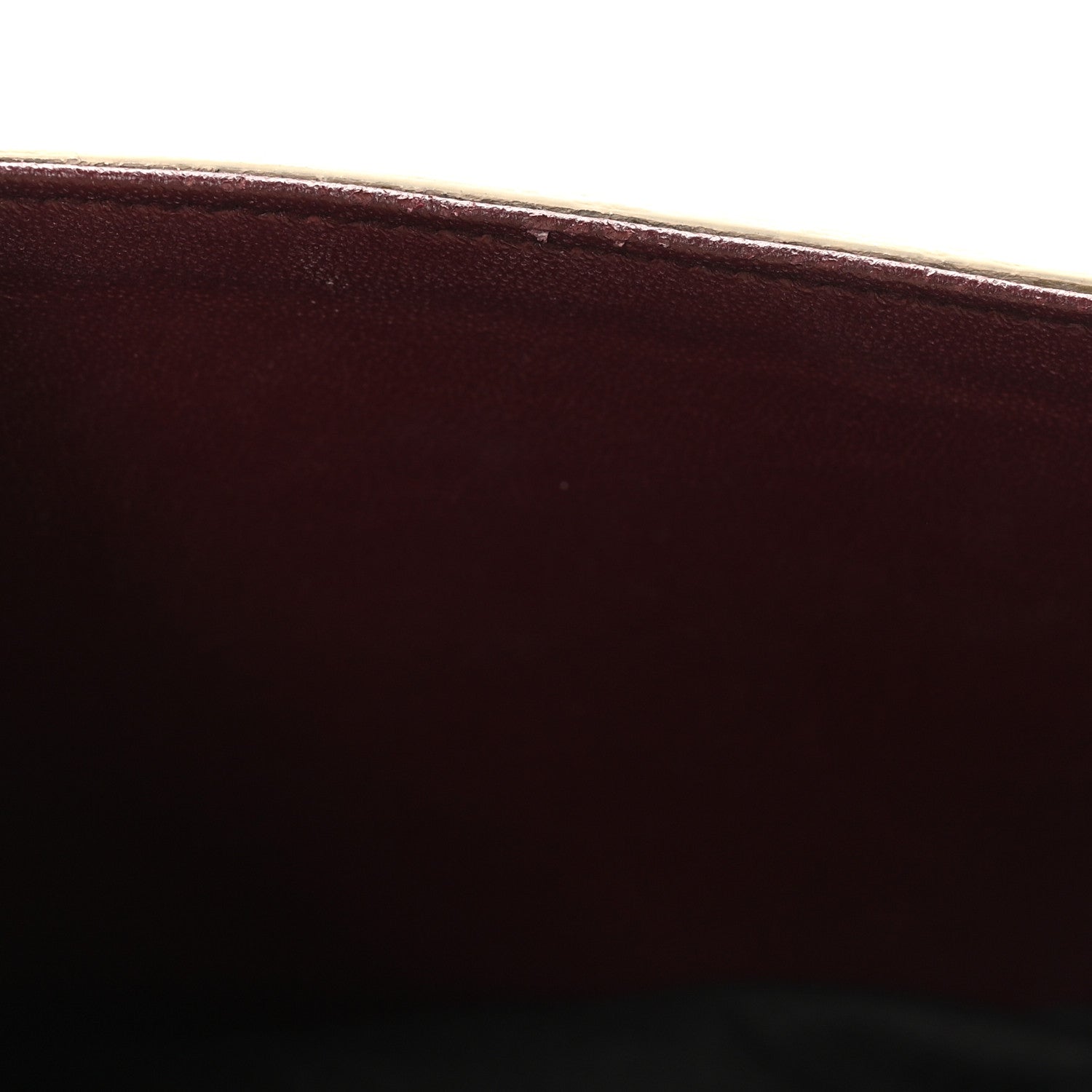 Smooth Calfskin Medium Classic Monogram Cassandra Top Handle Crema Soft Rouge Legion