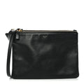 Lambskin Large Trio Crossbody Bag Black