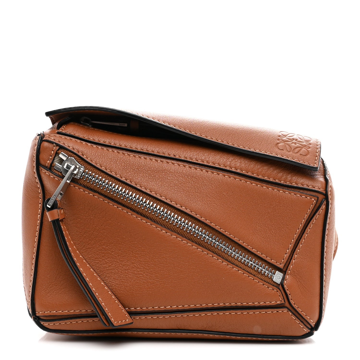 Calfskin Mini Puzzle Bumbag Tan