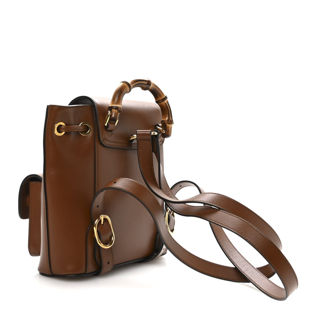 Calfskin Bamboo Backpack Cuir