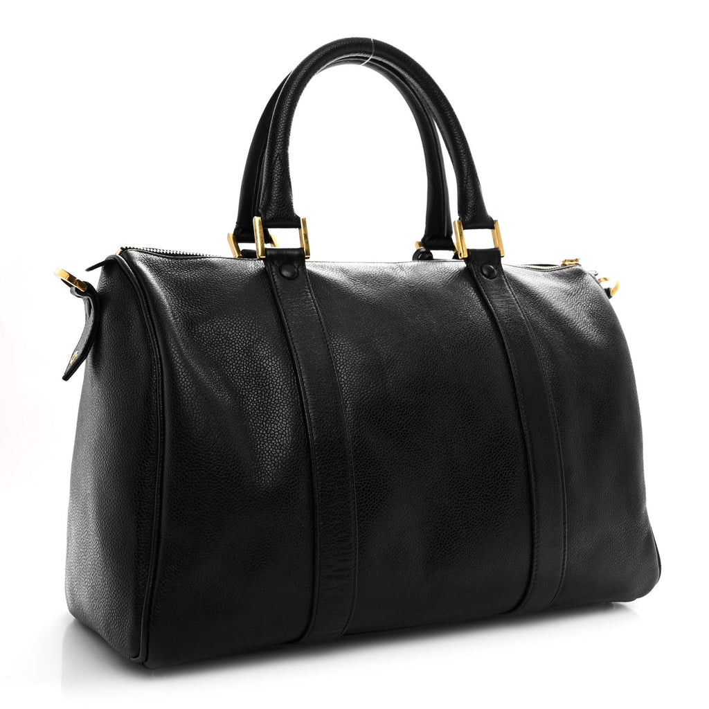 Caviar Timeless CC Duffel Bag Black