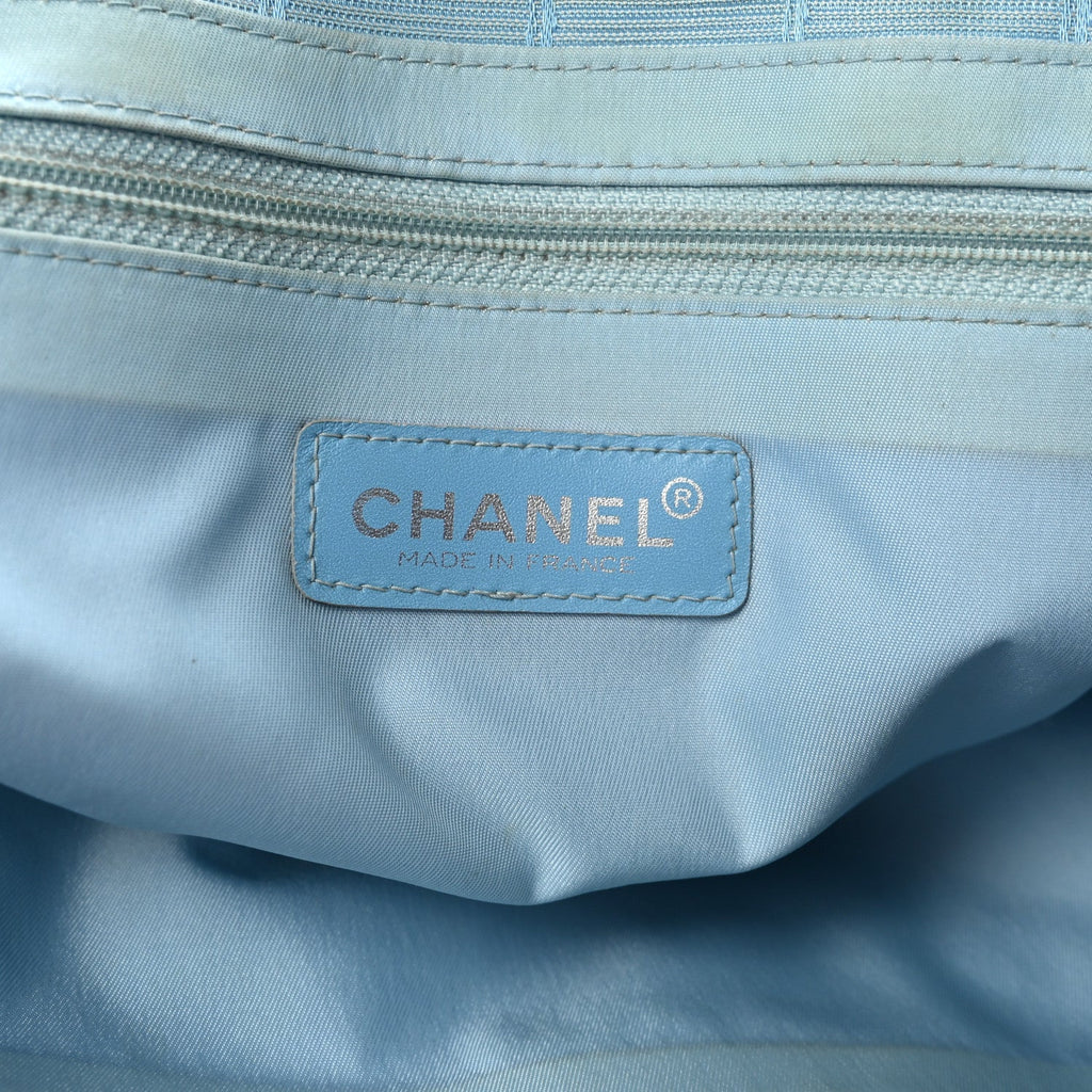 Nylon Travel Large Tote Blue