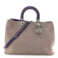 Suede Large Diorissimo Tote Purple