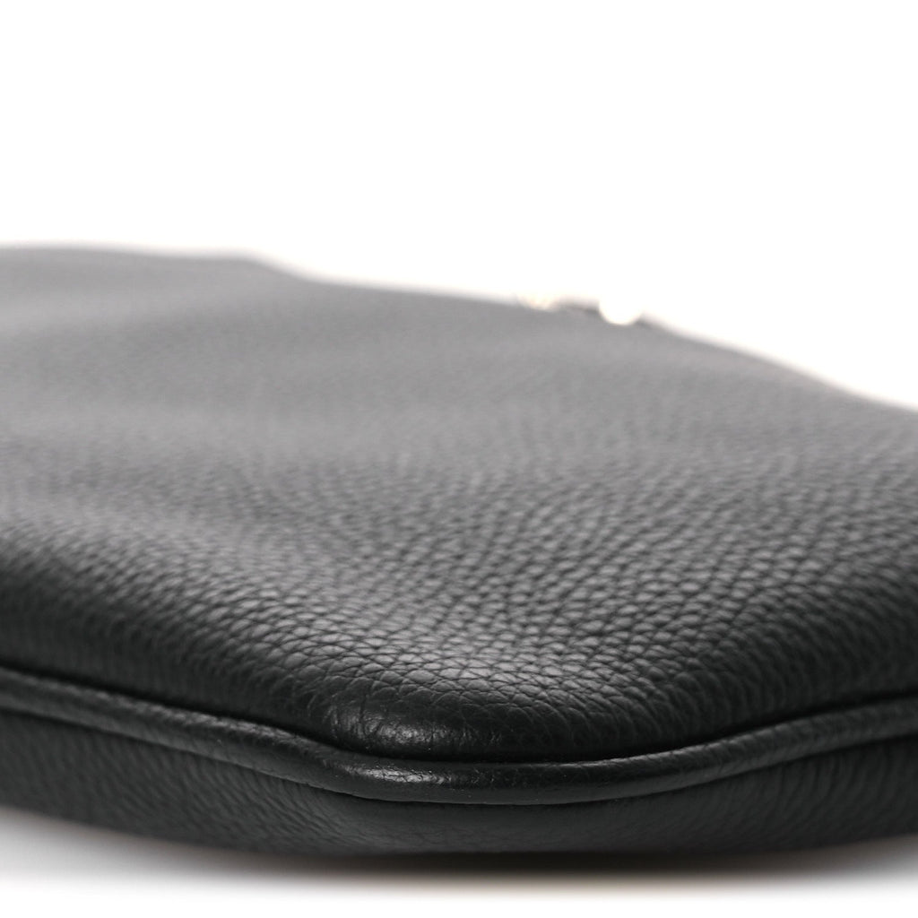 Grained Calfskin Peyton TB Crossbody Bag Black