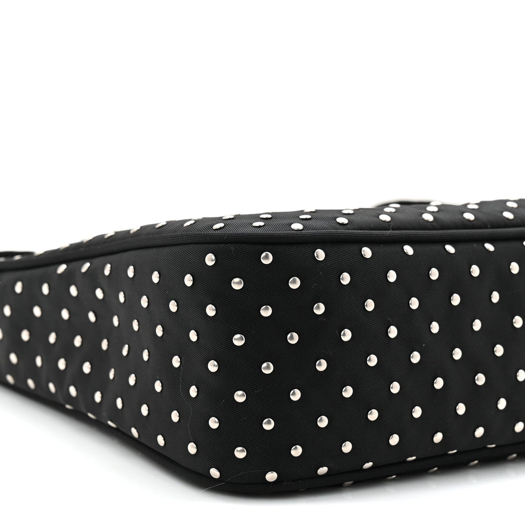 Re-Nylon Vela Studs Mini Re-Edition 2000 Bag Black
