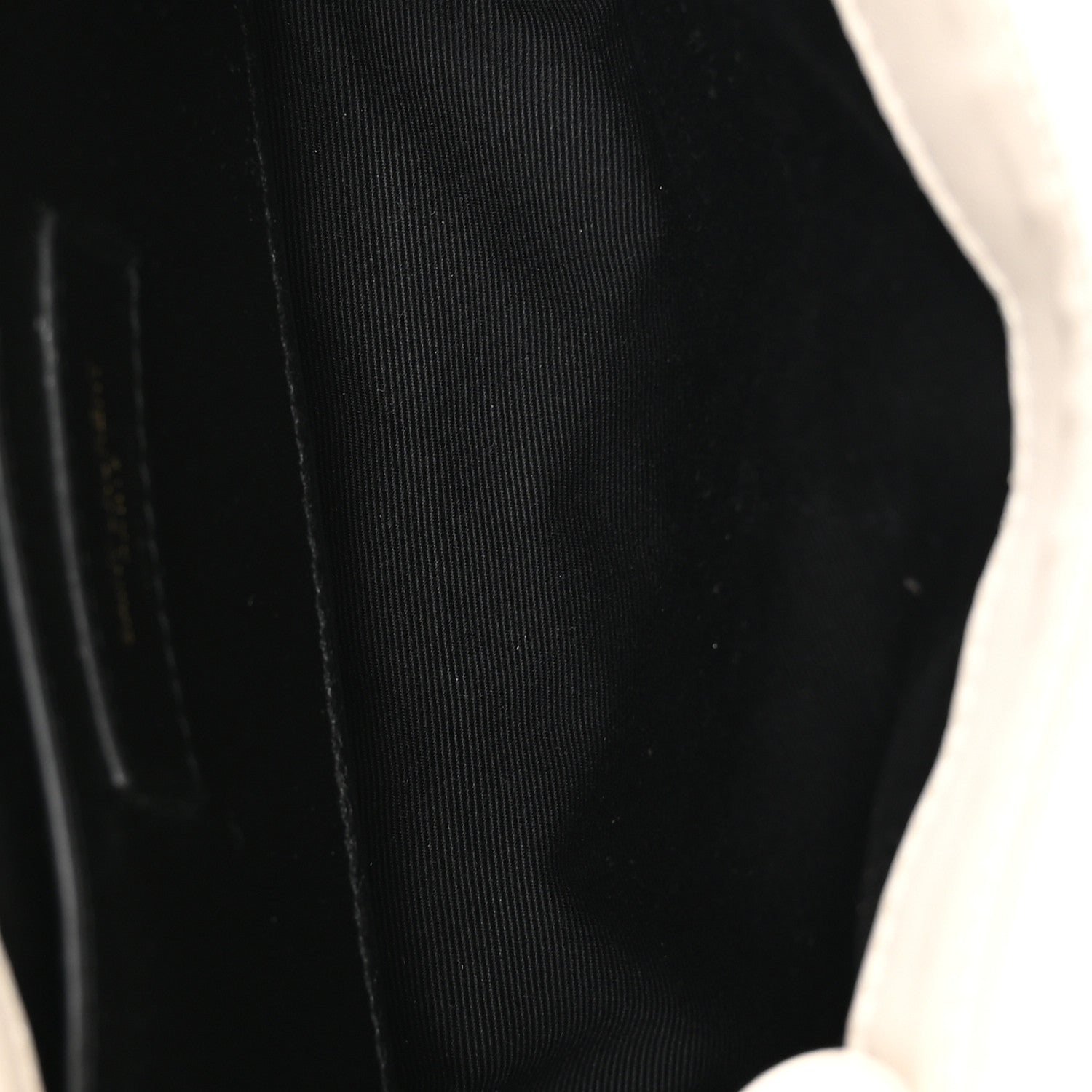 Lambskin Quilted Monogram Mini Nolita Crema Soft