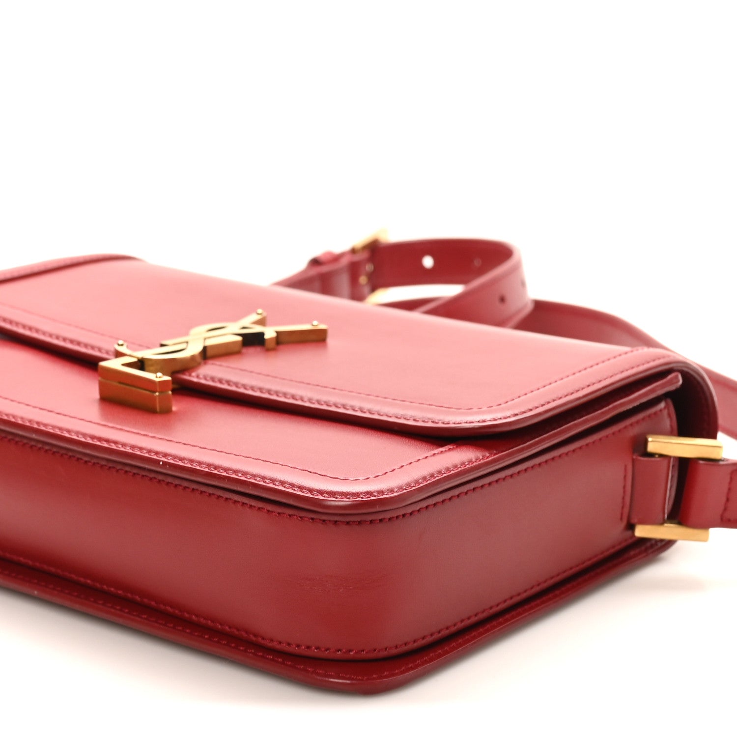 Box Calfskin Monogram Medium Solferino Satchel Rouge Opyum