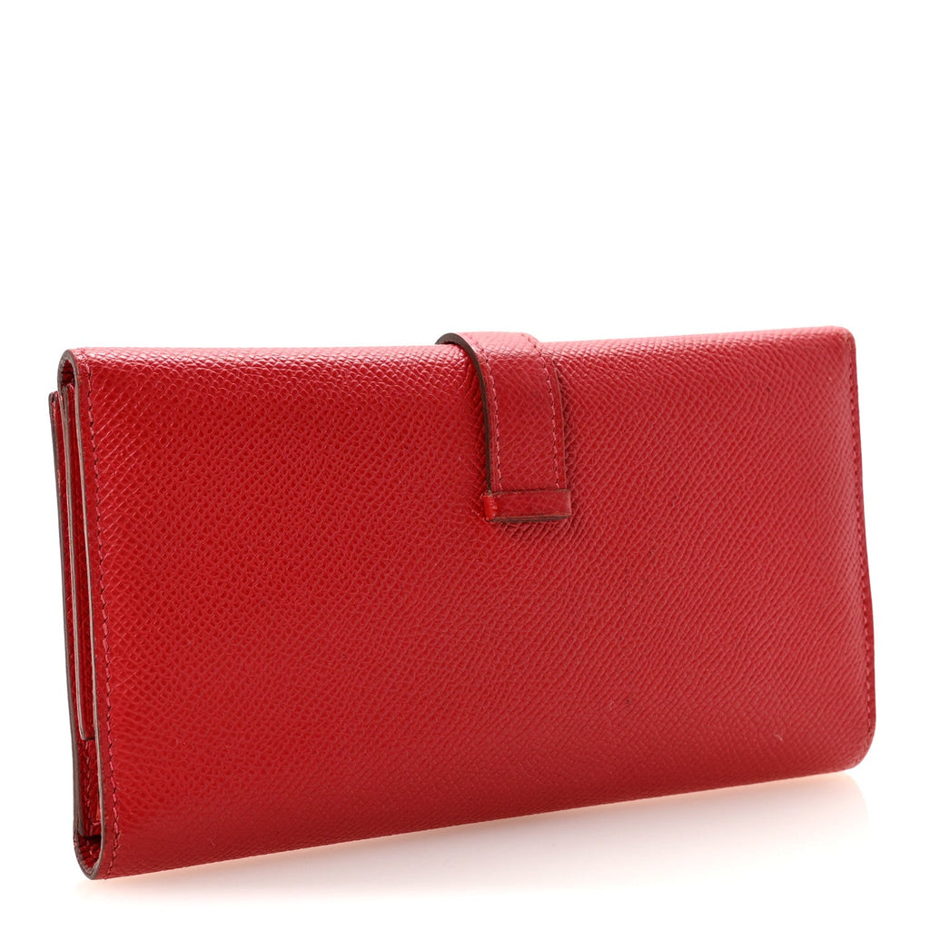 Epsom Bearn Gusset Wallet Rouge Casaque