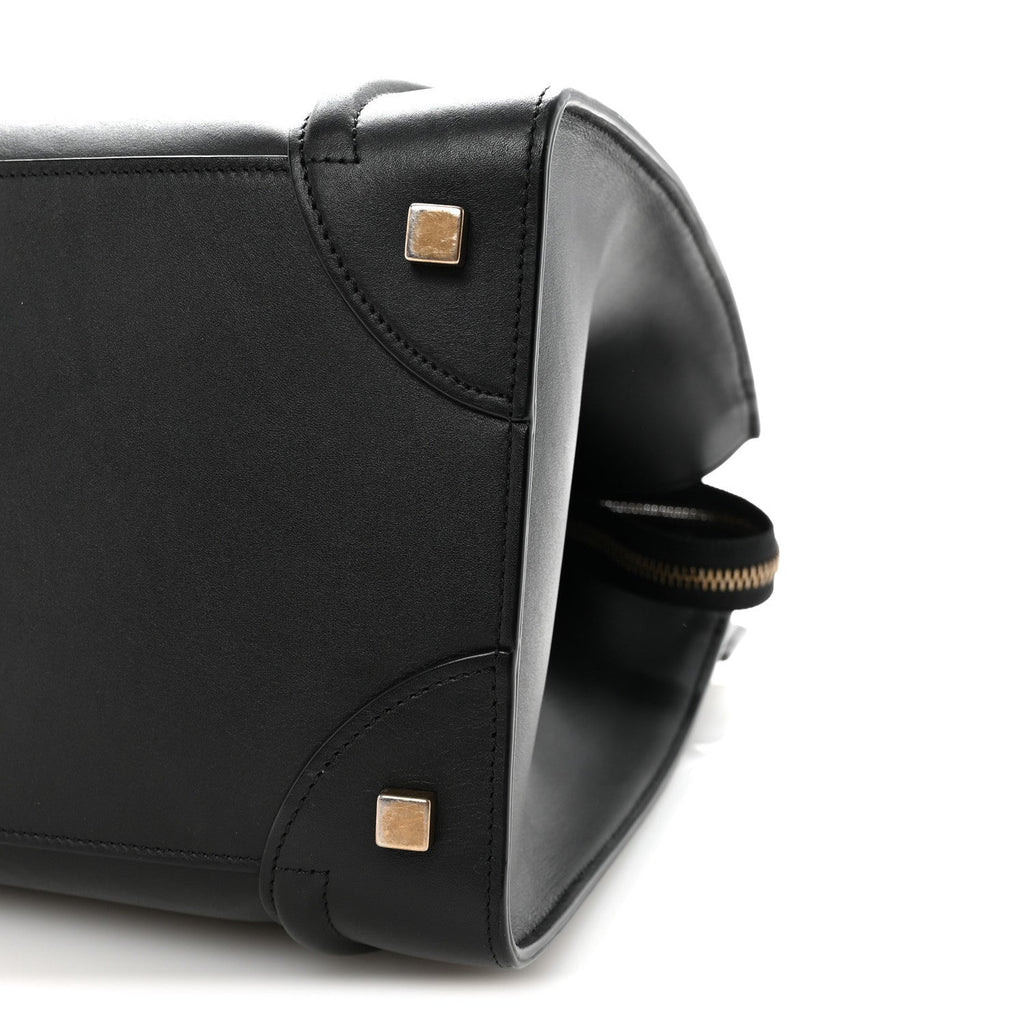Smooth Calfskin Mini Luggage Black