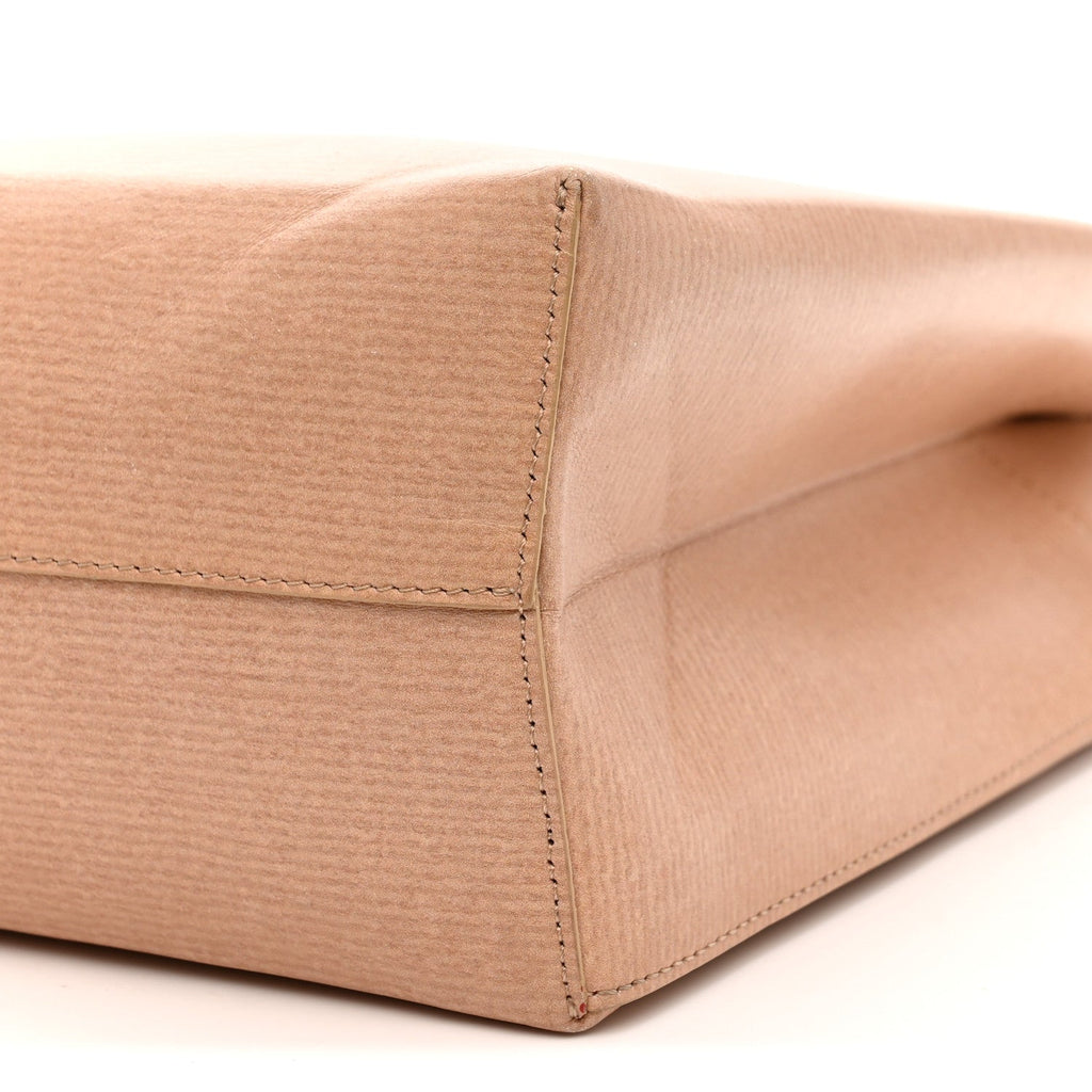 Calfskin Kraftilou Logo Tote