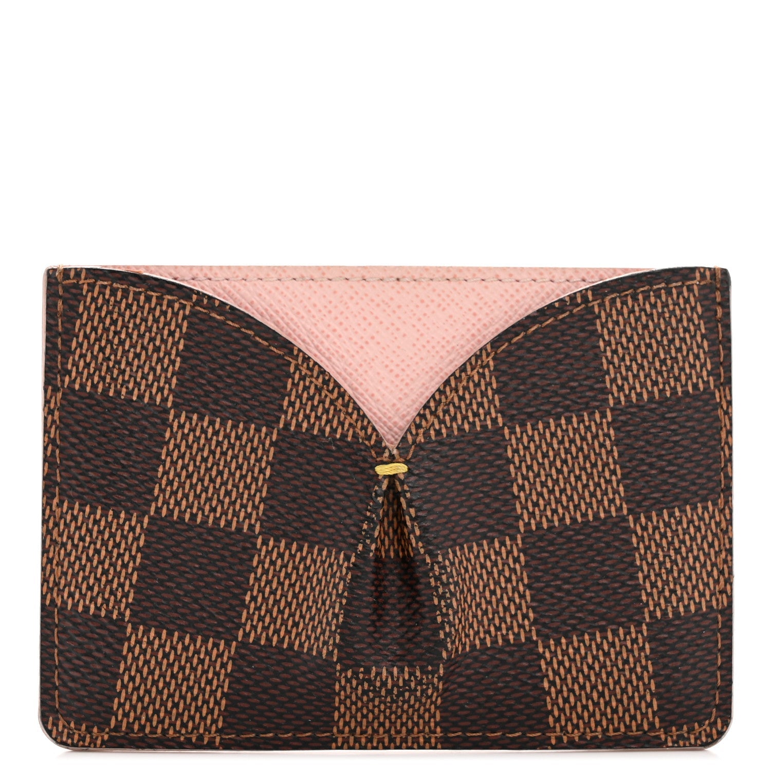 Damier Ebene Caissa  Holder Rose Ballerine